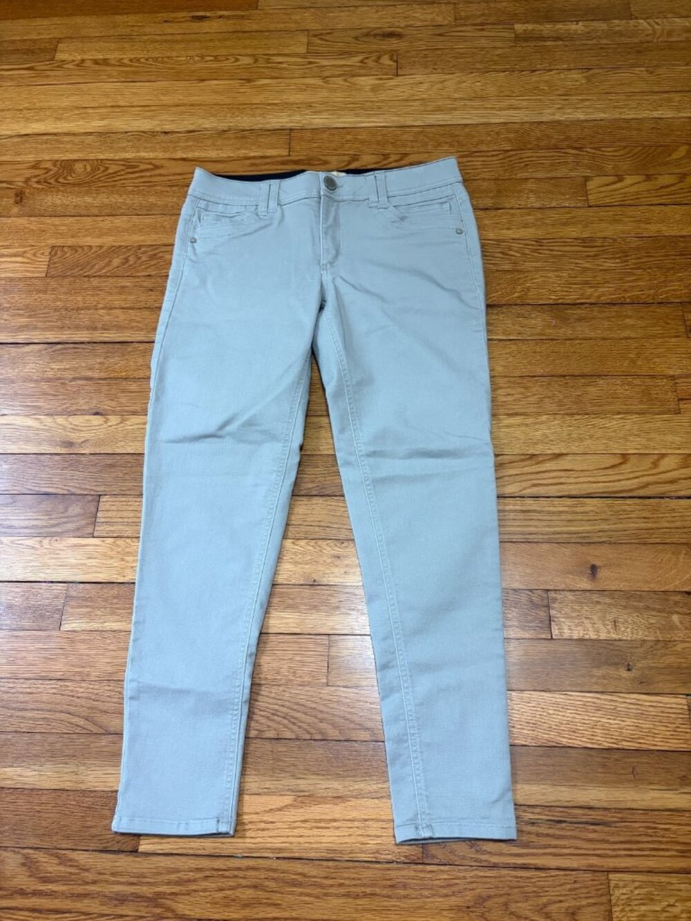 Democracy Ab Technology Womens Comfort Waist Skinny Jeans Size 8 Gray Denim